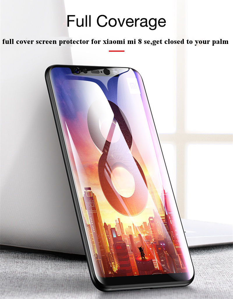 BAKEEY-Anti-Explosion-Full-Cover-Tempered-Glass-Screen-Protector-for-Xiaomi-Mi8-SE-588--1313463-2